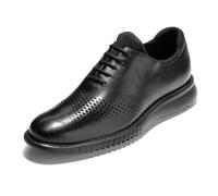 Cole Haan Herren 2.Zerogrand Laser Wingtip Oxford, Schwarzes Leder/Schwarz, 48 EU