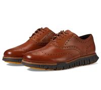 Cole Haan Men's Zerogrand Remastered Wingtip Oxfords, British Tan/Java, 10 Wide