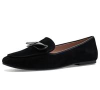 Cole Haan Payson Damen-Slipper mit weicher Schleife, Schwarzes Wildleder/schwarzes Leder, 40 EU