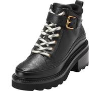 Cole Haan Shibley wasserdichte Damen-Schnürschuhe, Schwarzes wasserfestes Leder, 8.5 Wide