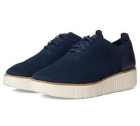 Cole Haan Women's Grand City Platform Stitchlite Oxfords, Navy Knit/Ivory, 39.5 EU