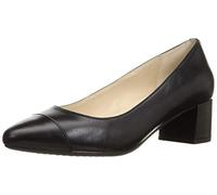 Cole Haan Women's The Go-to Block Heel Pumps, Black Leather Wp, 5.5 Wide