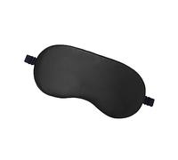 COLLBATH 1 Stück Schlaf Augenmaske Aus Maulbeerseide Lichtblockierende Augenmaske Mit Elastischem Band Komfortable Für Erholsamen Schlaf Und Reisen Schwarz