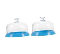 COLLBATH 2 Stück-Pack Uhrenteilebox Mit Transparentem Deckel 6-Fach Aufbewahrungsschale Staubdichte Uhrenteile Aufbewahrung Für Uhrmacher Und Reparatur