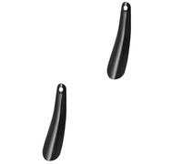 COLLBATH 2St Schuhlöffel Schuhanzieher Schuhabzieher Monteur Schuhe Haushalt Schuh Pantoffel Übung zum Schuhbinden Schuhhorn fauler Schuhhelfer Schuh-Helfer-Stick Stiefelhorn Plastik Black