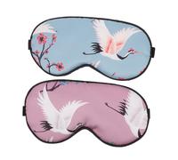 COLLBATH 2stücke Elastische Augenmaske Für Schlaf Und Reisen Bequemer Augenschutz Mit Dekorativen Mustern Leicht Und Angenehm Zu Tragen