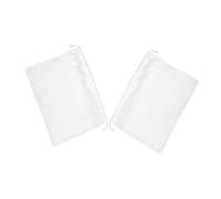 COLLBATH 2stücke Pack Satin-staubbeutel Mit Kordelzug Für Handtaschen Schmuck Reise-Aufbewahrungstasche Weiß Schutzbeutel Für Geldbörsen Und Accessoires