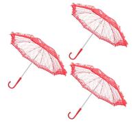 COLLBATH 3 Stücke Hochzeit Regenschirme Fotografie Prop Bühne Tanzen Fallschirm Mode Regenschirm