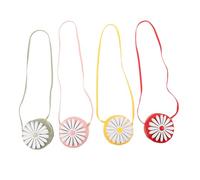 COLLBATH 4 Stück Teiliges Mini Daisy Umhängetaschen Kleine Leichte Pu-Schultertasche mit Reißverschluss Modisch Strapazierfähig für Geburtstage Reisen und Alltag