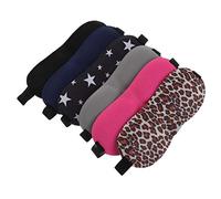 COLLBATH 6 Stck Baumwoll Schlafmasken Elastische Reise Komfort Augenschoner Schlafmaske Damen Augenklappen