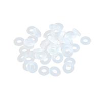 COLLBATH 80 Stück Silikon Gummistopfen Für Schlangenkette Charm Armbänder Kompatibel Mit Pandora Chamilia Clip Lock Spacer Charm Stopper Zubehör