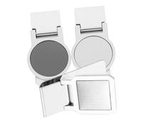 COLLBATH Edelstahl Geldklammer 3 Stück Packung Kleine Leichte Metall Geldklammern Für Bargeld Kreditkarten Und Schecks Kompakte Geldscheinklammer Für Herren Tragbar Für Geldbörse Und Tasche