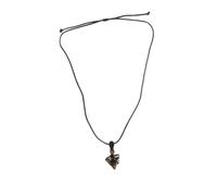 COLLBATH Natürliche Tigerauge Steinanhänger Halskette Damen Vintage Schmuck mit Handgewebtem Seil Langlebiger Edelsteinpendant Modisches Dekor für Halsketten und DIY Schmuckgestaltung