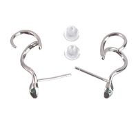 COLLBATH Sterling Silber Schlangen Ohrringe 1 Paar Ohrstecker für Frauen Hochzeit Party Schmuck Geschenk