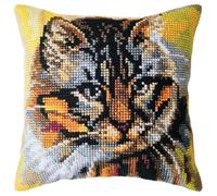 Collection d'Art CDA Kreuzstich-Set, Motiv: Katze, 40 x 40 cm, zum Selbermachen