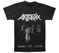 Collectors Mine Herren T-Shirt Anthrax-Among The Living, Schwarz (Black), S / 46