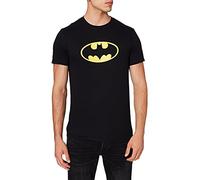 Collectors Mine Herren T-Shirt BATMAN-LOGO, Gr. Small, Schwarz