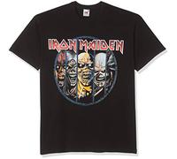 Iron Maiden Herren T-Shirt Eddie Evolution Schwarz Gr. 54 (XXL)