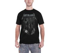 Collectors Mine Herren T-Shirt Metallica-Kirk Guitar, Gr. 46 (S), Schwarz (Schwarz)