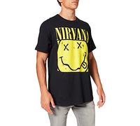Collectors Mine Herren T-Shirt Nirvana-Box Smiley, Gr. 50 (L), Schwarz (Schwarz)
