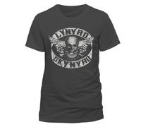Collectors Mine Herren T-Shirt RTLS01010 Lynyrd Skynyrd - Biker Patch, Gr. 52 (XL), Grau (Grau)