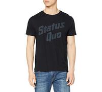 Collectors Mine Herren T-Shirt Status Quo-Vintage Retail, Gr. 46 (S), Schwarz (Schwarz)