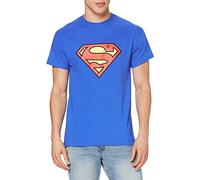 Collectors Mine Herren T-Shirt SUPERMAN-LOGO, Gr. X-Large, Blau