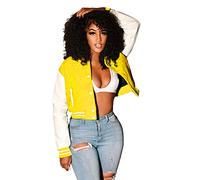 College Jacke Damen Oldschool Grün - Blouson Damen Schwarz Dünn Bomberjacke Doppelripp Übergangsjacke Elegant Steppjacke Button Down Bikerjacke Sommer Baseball Jacke Herbst Strickjacke