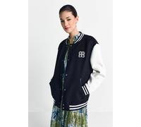 College-Jacke im Oversized-Fit 42 pearl white