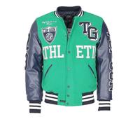 Collegejacke TOP GUN "TG23001" Gr. 54 (XL), grün (green) Herren Jacken Übergangsjacken (97792117-XL) green