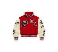 College-Strickjacke mit Reißverschluss XS Red