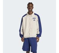 Collegejacke ADIDAS SPORTSWEAR "COLLEGIATE COACH", Herren, Gr. XXL, wonder alumina, dunkelblau, Obermaterial: 100% Polyamid, Jacken Collegejacke (32289730-XXL) wonder alumina, dunkelblau