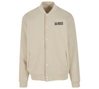 Mister Tee Jacke Los Angeles Emb Heavy Tonal College Jacket MT3918 Sand-L