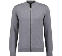 RAGMAN Herren Cardigan mit Stehkragen, Baumwolle/Kaschmir Mittelgrau-015, 3XL