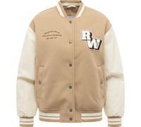 Collegejacke RAGWEAR "Clubie Y", Damen, Gr. XL (42), sand, Obermaterial: 100% Polyester. Obermaterial 2: 65% Baumwolle, 35% Polyester. Innenfutter: 100% Polyester. Wattierung: 100% Polyester, weit hüf