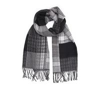 Modeschal "Claire", Herren, schwarz, Polyacryl, COLLEZIONE ALESSANDRO, kariert, Basic, Modetücher, in tollen Farbkombinationen (88089738-0) schwarz