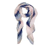 collezione alessandro Italienischer Schal Dana mit unterschiedlichen Streifen durchzogen 200cm x 80cm
