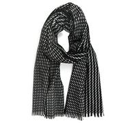 collezione alessandro Italienischer Schal Lia mit Hahnentrittoptik 60cm x 180cm