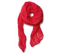 Modeschal "Uni", Damen, rot, Baumwolle, COLLEZIONE ALESSANDRO, unifarben, Basic, Modetücher, sommerlich leicht und locker (29052914-0) rot