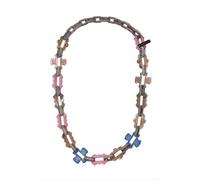 Lange Kette COLLEZIONE ALESSANDRO "Nena" Gr. one size, PTFE-Kunststoff, grau Damen Halsketten (49691526-0) grau