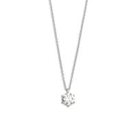 XENOX XS7175G Damen Collier Sterling-Silber 925 Gold weiß Zirkonia 45 cm