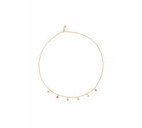 Collier 925 Silber vergoldet Anhänger Zirkonia Rainbow 41185026932830