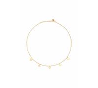 Collier 925 Sterling Silber gelb vergoldet Anhänger Clover Kleeblatt 41184961265...