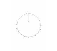 Cai Collier 925/- Sterling Silber Zirkonia Weiß 40+5Cm Glänzend