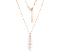 Collier aus 925 Silber mit Anhänger und 3 verstellbaren Elementen, mit Zirkonia