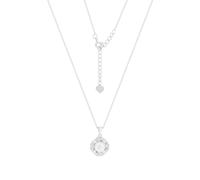 Collier aus 925 Silber mit einem Anhänger aus Perle und Zirkonia