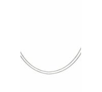 Collier Choker 925/- Sterling Silber Venezianer Kette rhodiniert zweireihig 4118...