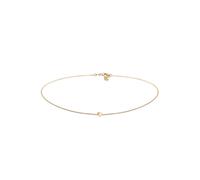 Collier ELLI "Choker Herz Liebe 925 Silber" Gr. 38, gold, Halsketten, Damen, 38, ohne Stein, Silber 925 (Sterlingsilber), L: 38, Collier (88050400-38) gold