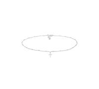 Collier ELLI "Choker Kugelkette Kreuz Glaube 925 Silber" Gr. 36, silber, Halsketten, Damen, 36, ohne Stein, Silber 925 (Sterlingsilber), L: 36, Collier (55814767-36) silber
