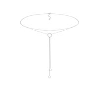 Collier ELLI "Halskette Choker Kreis 925 Sterling Silber" Gr. 38, silber, Halsketten, Damen, 38, ohne Stein, Silber 925 (Sterlingsilber), L: 38, Collier (93479457-38) silber